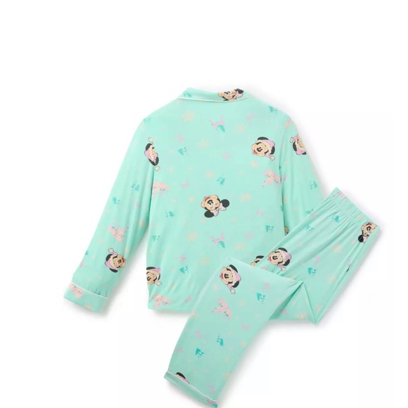 Santa Mickey and Minnie Mouse Holiday Sleep Set for Women -Size M - Picture 4 of 6